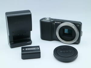 C3771 SONY NEX-3 ミラーレス一眼　E-mount ブラック　ボディのみ　