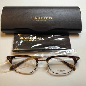 未使用！OLIVER PEOPLES オリバーピープルズ/DIANDRA ディアンドラ DM(デミ／ゴールド) 眼鏡 日本製 ケース,メガネ拭き付属 完売品! 希少！