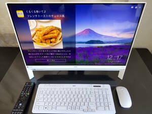 ★第8世代 Core i7/新品SSD 1TB/大容量メモリ16GB/Office 2021/Blu-ray★23.8型 LAVIE Desk All-in-one DA700/KAW #23b7