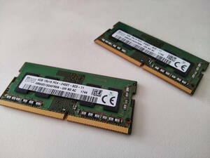 【合計16枚】SK hynix製 4GB×2枚組（計8GB）×8セット DDR4 PC4-2400T PC4-19200 260pin