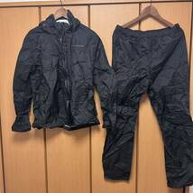 1円〜 ほぼ未使用 コロンビア Columbia レインウェア メンズ グラス バレー レインスーツ Grass Valley Rainsuit セットアップ 雨具 PM0023_画像2