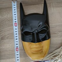 【昭和レトロ】バットマン　壁掛けライト　マスク型　【当時物　DCコミックス　BATMAN　アメコミ　珍品　ヴィンテージ】_画像2