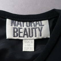 NATURAL BEAUTY/ナチュラルビューティー/M/日本製ワンピース/ブラック/黒/レディース_画像3