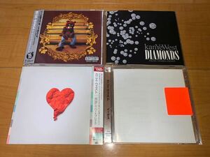 【国内盤CD】Kanye West 4枚セット/ カニエ・ウェスト / The College Dropout / Diamonds From Sierra Leone / 808s & Heartbreak / Yeezus