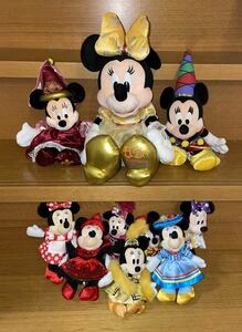 TDL TDS TDR ぬいぐるみ　ぬいぐるみバッジ ミニー