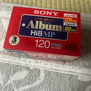 新品未使用SONY Hi8ビデオテープ120分テープ３本組の画像1