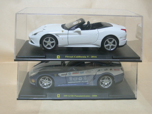 1/24 DeAGOSTINI 　Ferrari California / 599 GTB 2台 ラ・グランデ　フェラーリコレクション　箱、冊子なし 同梱不可　