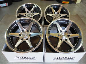 カスタムサイズ 要オーバーフェンダー ディープコンケイブ VALOR DCR 18inch 6H139.7 9.0J+20 TOYO トランパスTX 225/50R18 ハイエース