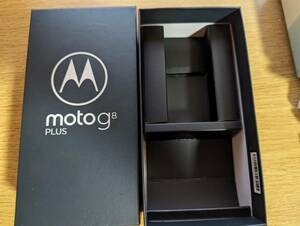 Motorola　moto g8 Plus コズミックブルー SIMフリー　本体と外箱のみ