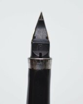 PARKER 格子柄 STERLING CAP & BARREL 万年筆 ペン先14K 筆記未確認 シルバー USA製 パーカー_画像10