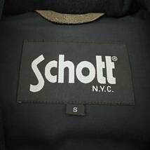 Schott ショット ダウンベスト ネイビー S_画像7