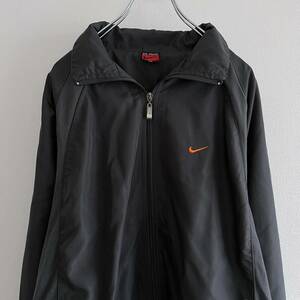 90s NIKE PREMIER ナイキプレミアナイロンジャケット XXL グレー×オレンジ