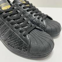 adidas アディダス SUPER STAR 80S 金ベロ 編み込みレザー スパースター US9 1/2 27.5cm_画像6