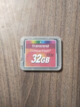 Transcend CompactFlash 133x 32GB トランセンド CFカード_画像1