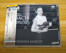 バッハ:無伴奏ヴァイオリンのためのソナタ＆パルティータ　ヨハンナ・マルツィ　SACDシングルレイヤー タワレコ限定 廃盤_画像1