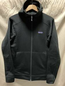 極美品 patagonia クロストレックフーディ XS ブラック サムホール ポーラテック フリース R1 トレラン トレッキング surf パーカー