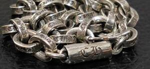 クロムハーツ silver925 14k ペーパーチェーンブレス ブレスレット シルバー925 Chrome Hearts