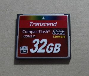 トランセンド コンパクトフラッシュ 32GB 800x