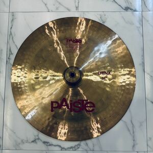 PAISTE パイステ CHINA チャイナ シンバル 2002 16インチ