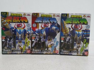 未使用 未開封品●海賊戦隊ゴーカイジャー　海賊合体豪獣神　ミニプラ　3個セット●4921K