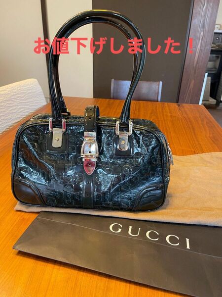 美品！GUCCIボースビット ハンドバッグ ミニボストンバッグ 