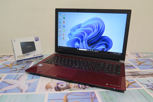 フルHD【高速Core i7第8世代★メモリ16GB+爆速新品SSD1000GB】Dynabook T75/GRS 最新Win11+Office2019H&B★Webカメラ/Blu-ray/Wi-Fi/HDMI