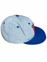 ●● NEW ERA ニューエラNFL ny ニューヨークジャイアンツcap キャップ 帽子7 1/4 57.7cm グレーx青●●_画像4