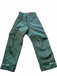 **vintage 70's unused dead stock us ARMY military pants S(27-30)(w78l70.5) olive green **