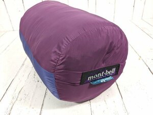 【10yt189】アウトドア キャンプ用品 マミー型シュラフ 寝袋 mont-bell モンベル 1121134 モデル：スーパーバローバッグ#3◆R33