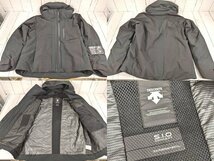 【10yt273】スキーウエア上下セット メンズ デサント S.I.O JACKET 60【19-20】Oサイズ◆パンツ◆R47_画像2