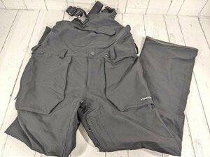 【10yt232】スノーボード用品 メンズ使用 ビブパンツ VOLCOM ボルコム ブラック サイズ：L◆R40