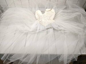 【6yt275】ダンス バレエ チュチュスカート衣装 シルビア オフホワイト サイズ：不明◆祈り(コッペリア)、チャイコフスキー、真珠◆P25
