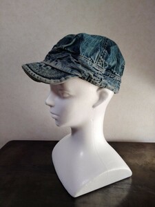 フリーホイーラーズ 20's スタイル ワーク キャップ FREEWHEELERS 20's WORK CAP GUTHRIE 10oz. INDIGO DENIM インディゴ デニム ガスリー