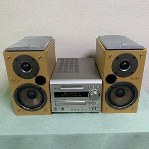 ONKYO オンキョー MDコンポ FR-X7とスピーカー D-F700×2台のセット ジャンク 