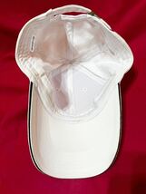 T■LEXUS レクサス キャップ 帽子 ロゴ 白 ホワイト 野球帽 刺繍 サイズ調節可能 ノベルティ ユニセックス スポーツ ゴルフ 車_画像6