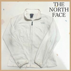 ※訳あり【THE NORTH FACE】フルジップフリースS 長袖 アウター 白