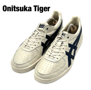 オニツカタイガー OnitsukaTiger 1183A803 27cm GSM ジーエスエム オートミール クリーム ピーコート ネイビー スニーカー シューズ 中古