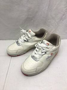 ellesse エレッセ シューズ スニーカー 靴 ホワイト×オレンジ×レッド 27.5cm 23092101s1