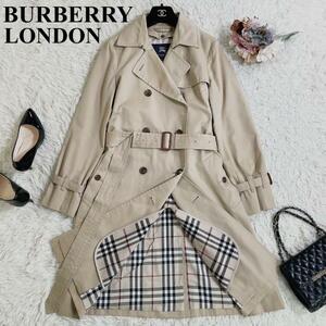 美品　BURBERRY LONDON トレンチコート　38 ライナー付き　ベージュ　バーバリーロンドン　レディース　高級品