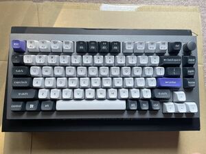 Keychron Q1 pro QMK/VIA Wireless Custom Mechanical Keyboard /SilverGrey /バナナ軸 /キークロン