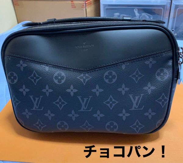 美中古品！Louis Vuitton Bumbag Monogram Eclipse