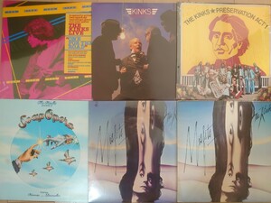 LP☆KINKS キンクス 英UK等輸入盤 18枚セット〜SOUP OPERA, LIVE2枚組, KINKY MUSIC, PRESERVATION ACTなど