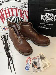 【良品、箱付、ノベルティ付】ホワイツ 7.5インチＥWHITE’S BOOTS セミドレスブーツ 2332MV 5インチ丈 ビブラム#430 ブラウン