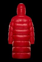 34万新品本物◆モンクレール◆3◆MONCLER『HANOVERIAN』赤ロングダウンコート1円_画像4