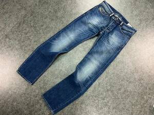 Wk829 正規品 DIESEL SAFADO レギュラースリムストレート デニムパンツ ジーンズ ジーパン ボタンフライ メンズ W33