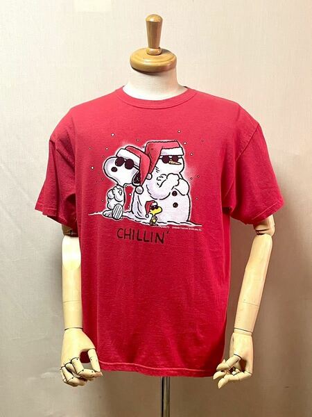 SNOOPY クリスマス T - シャツ B Size L