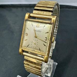 1円スタート 金無垢 18K 稼働品 ULYSSE NARDIN ユリスナルダン 750 18金 ゴールド 手巻き 腕時計 アンティーク USED品 #18896