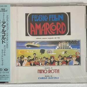 フェリーニのアマルコルド (1974) ニーノ・ロータ 監督：フェデリコ・フェリーニ 国内盤CD Collections CVCD-1004 未開封 帯付きの画像1