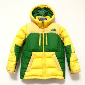 ノースフェイス ダウンジャケット キッズ130サイズ 正規品 黄色 緑 イエロー グリーン 本物 ヌプシ バルトロ ライト m2214