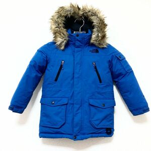 ノースフェイス ダウンジャケット キッズ110サイズ 正規品 青 ブルー 本物 ヌプシ バルトロ ライト m2496
